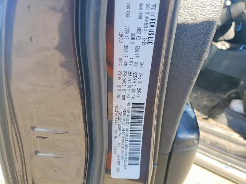 55741276 :رقم المزاد ، 1C4RDJDGXFC908603 vin ، 2015 Dodge Durango مزاد بيع