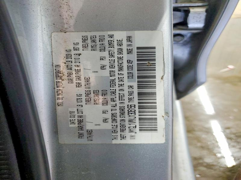 2018 Mazda 6 მანქანა იყიდება აუქციონზე, vin: JM1GL1VMXJ1306156, აუქციონის ნომერი: 59284946