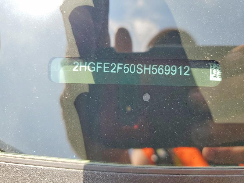 56574206 :رقم المزاد ، 2HGFE2F50SH569912 vin ، 2025 Honda Civic مزاد بيع