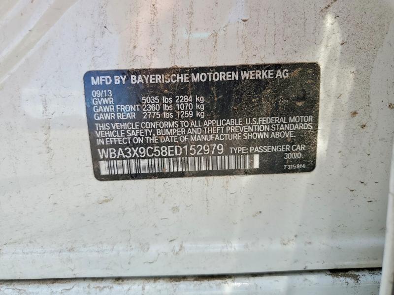 Продаж на аукціоні авто 2014 Bmw 335, vin: WBA3X9C58ED152979, номер лоту: 56433586