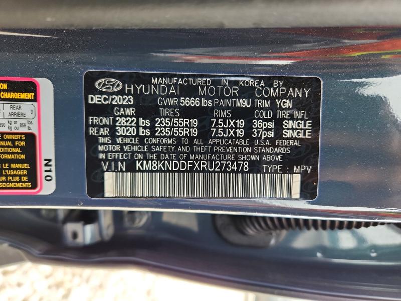 2024 Hyundai Ioniq 5 მანქანა იყიდება აუქციონზე, vin: KM8KNDDFXRU273478, აუქციონის ნომერი: 58044836