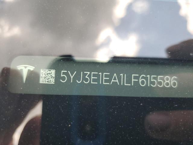 Aukcja sprzedaży 2020 Tesla Model 3, vin: 5YJ3E1EA1LF615586, numer aukcji: 59077676