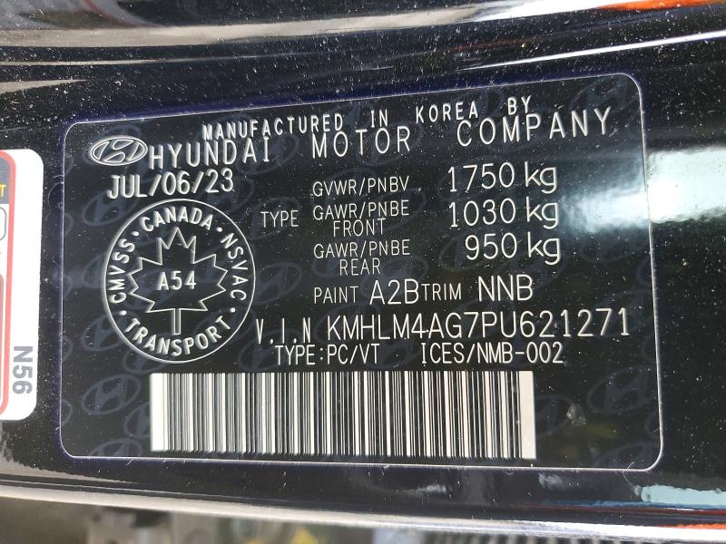 2023 Hyundai Elantra მანქანა იყიდება აუქციონზე, vin: KMHLM4AG7PU621271, აუქციონის ნომერი: 58361146