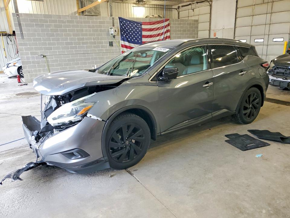 2018 Nissan Murano მანქანა იყიდება აუქციონზე, vin: 5N1AZ2MH4JN145709, აუქციონის ნომერი: 56258296