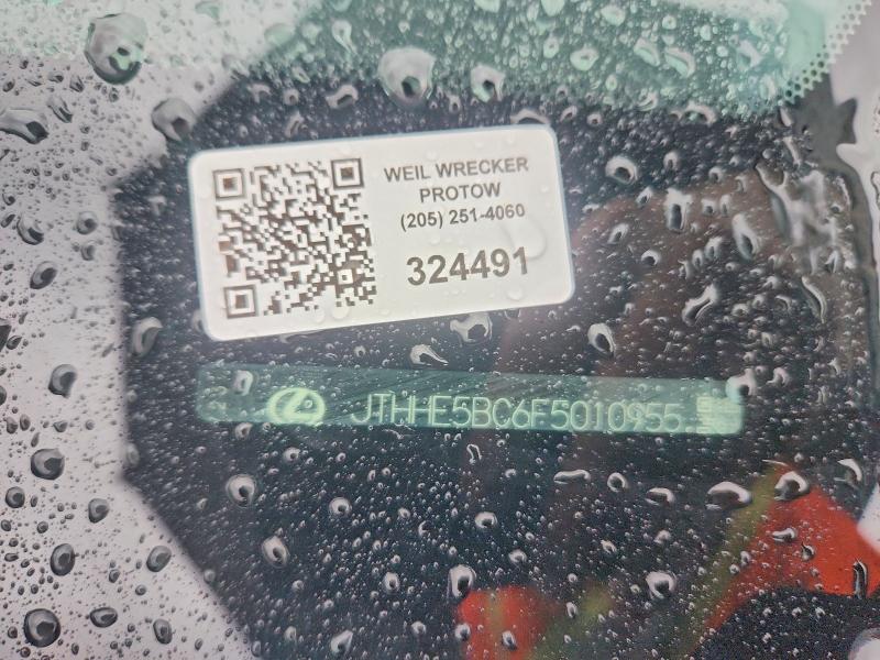 Продажа на аукционе авто 2015 Lexus Rc, vin: JTHHE5BC6F5010955, номер лота: 57940866