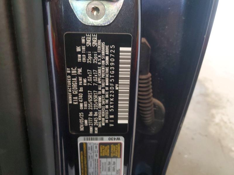 58479956 :رقم المزاد ، 5XYK23DF5TG390725 vin ، 2026 Kia Sportage مزاد بيع