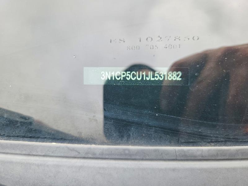 Aukcja sprzedaży 2018 Nissan Kicks, vin: 3N1CP5CU1JL531882, numer aukcji: 56189596