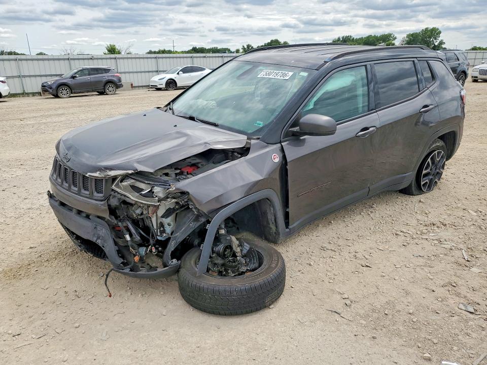 2019 Jeep Compass მანქანა იყიდება აუქციონზე, vin: 3C4NJDDB7KT618007, აუქციონის ნომერი: 58019786
