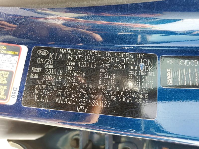 Aukcja sprzedaży 2020 Kia Niro, vin: KNDCB3LC5L5393127, numer aukcji: 56243966