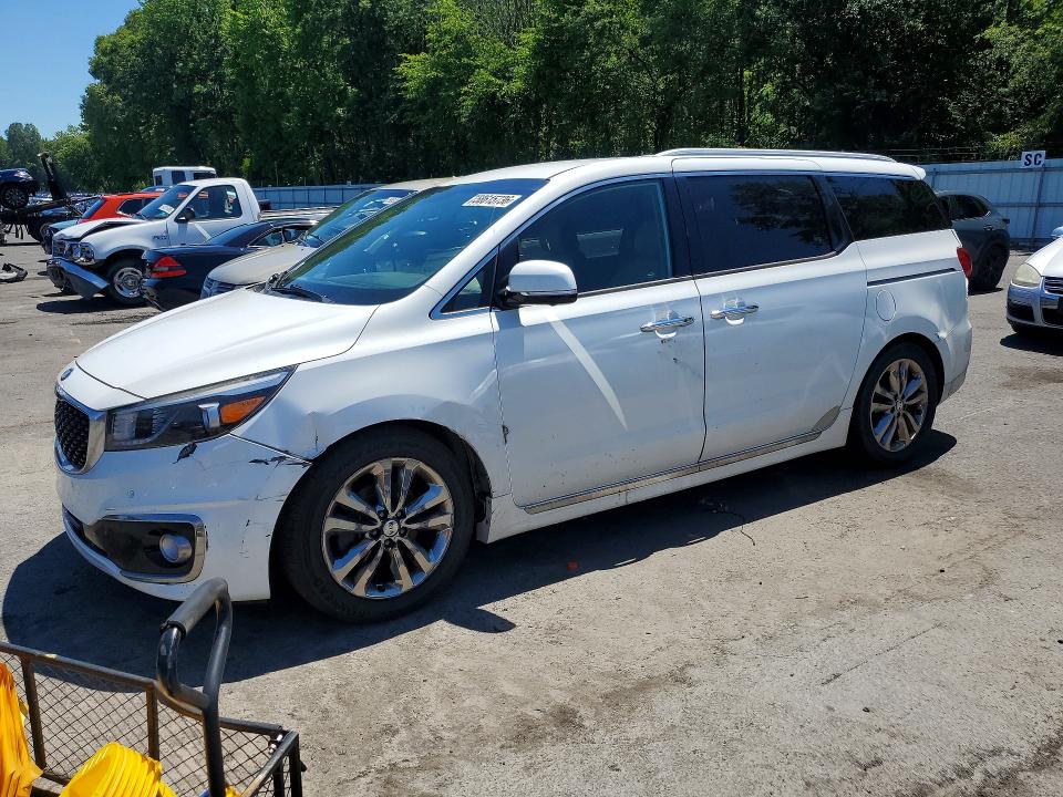 58615736 :رقم المزاد ، KNDME5C10H6282640 vin ، 2017 Kia Sedona مزاد بيع