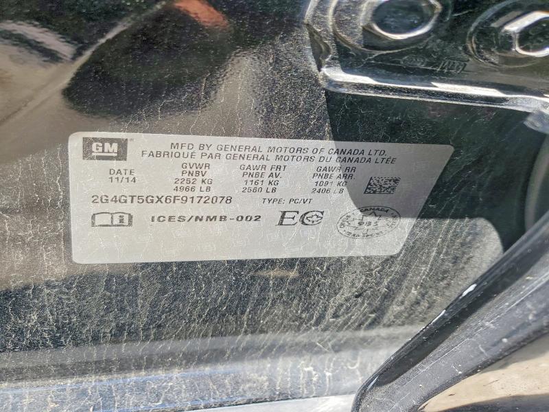 Aukcja sprzedaży 2015 Buick Regal, vin: 2G4GT5GX6F9172078, numer aukcji: 58901446