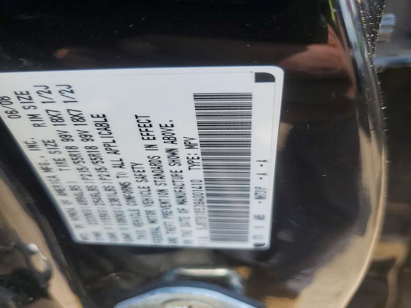 55553146 :رقم المزاد ، 5J8TB18539A001410 vin ، 2009 Acura Rdx مزاد بيع