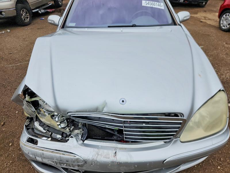 2003 Mercedes-benz S მანქანა იყიდება აუქციონზე, vin: WDBNG83J53A349138, აუქციონის ნომერი: 54560146