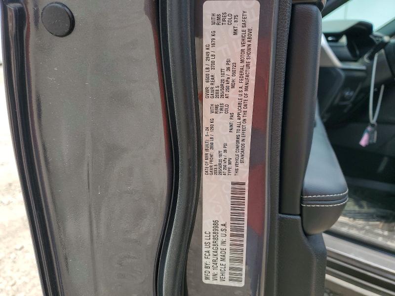 2024 Jeep Grand Cherokee მანქანა იყიდება აუქციონზე, vin: 1C4RJKAG8R8589986, აუქციონის ნომერი: 58013036