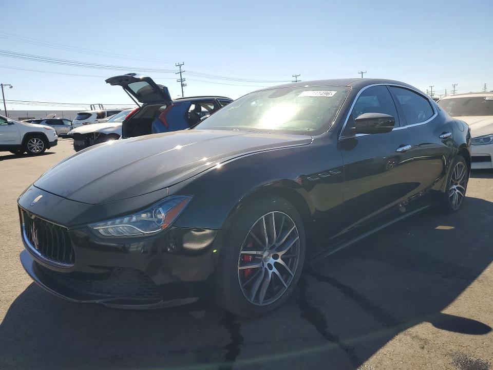 2018 Maserati Ghibli მანქანა იყიდება აუქციონზე, vin: ZAM57XSA8J1295016, აუქციონის ნომერი: 57231496