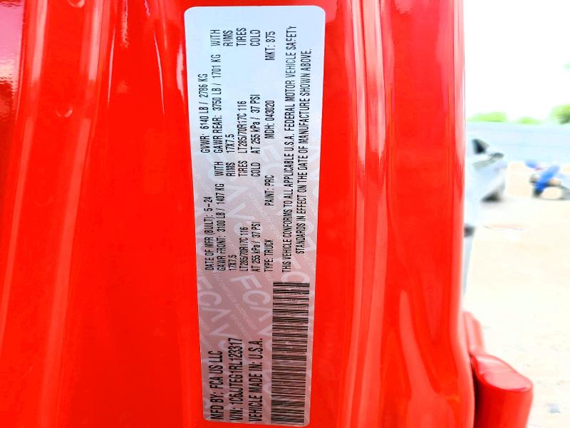 Продаж на аукціоні авто 2024 Jeep Gladiator, vin: 1C6JJTEG1RL123317, номер лоту: 56792736