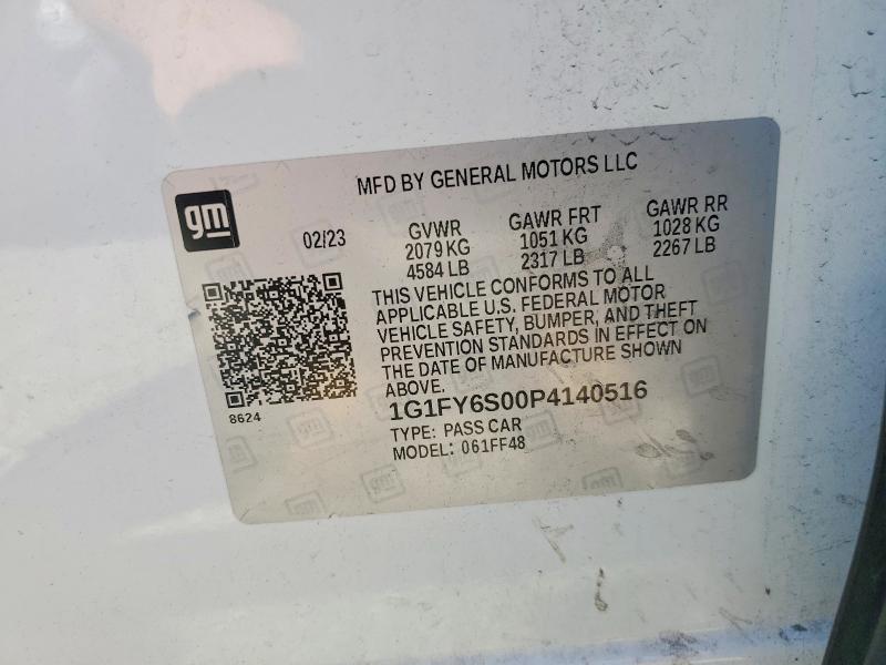 Aukcja sprzedaży 2023 Chevrolet Bolt Euv, vin: 1G1FY6S00P4140516, numer aukcji: 55516126