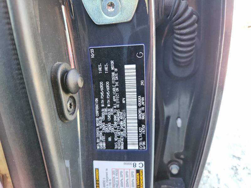 2024 Toyota 4runner მანქანა იყიდება აუქციონზე, vin: JTEKU5JR0R6216511, აუქციონის ნომერი: 58002796