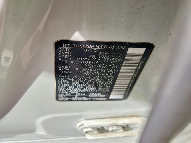 Aukcja sprzedaży 2010 Nissan Cube, vin: JN8AZ2KR1AT171328, numer aukcji: 56095946