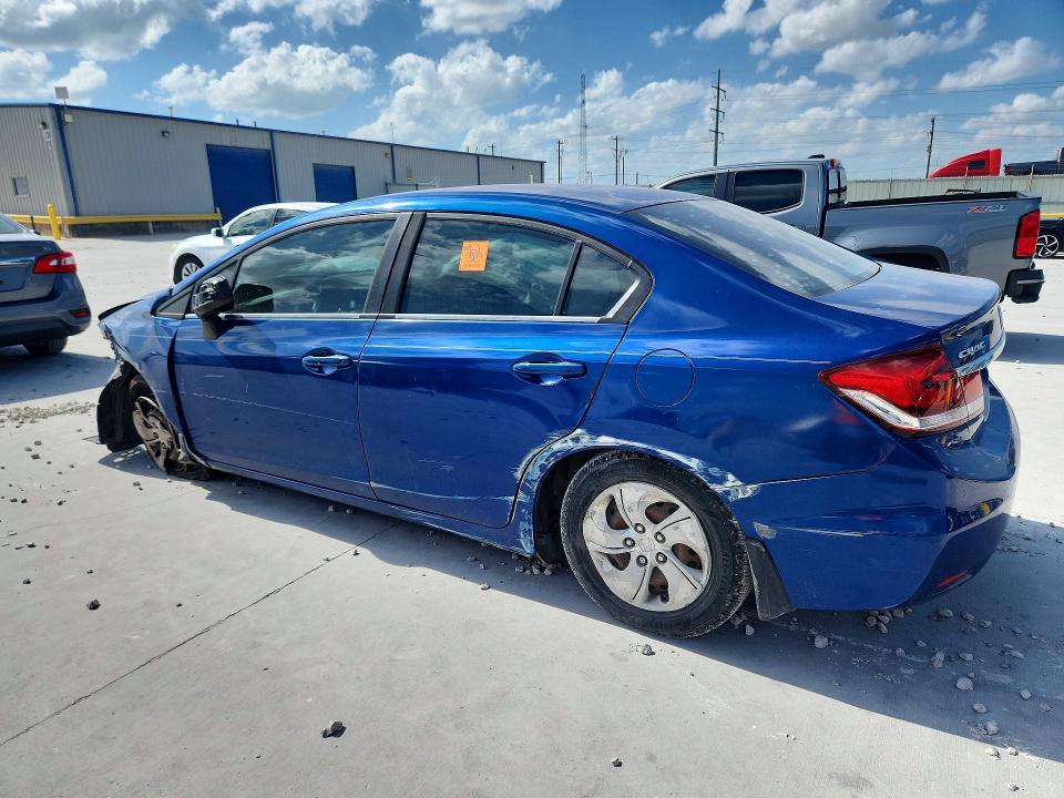 2013 Honda Civic მანქანა იყიდება აუქციონზე, vin: 19XFB2F53DE014524, აუქციონის ნომერი: 56630456