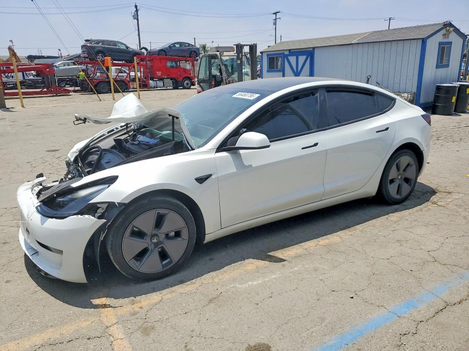 56460786 :رقم المزاد ، 5YJ3E1EAXPF502676 vin ، 2023 Tesla Model 3 مزاد بيع