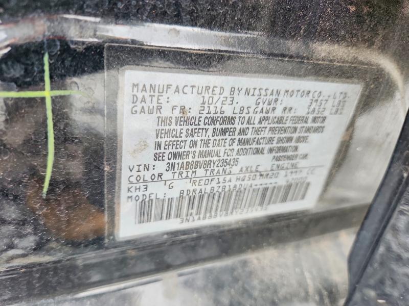 Продажа на аукционе авто 2024 Nissan Sentra, vin: 3N1AB8BV8RY235435, номер лота: 53941866