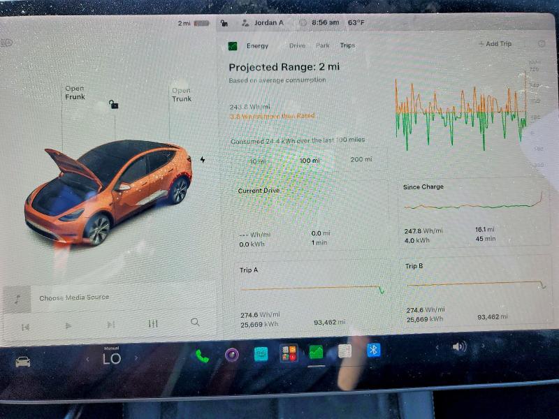 Продажа на аукционе авто 2021 Tesla Model Y, vin: 5YJYGAEE0MF236616, номер лота: 58069786