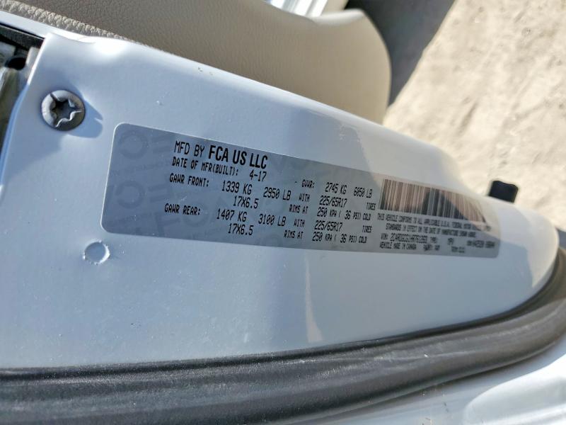56473676 :رقم المزاد ، 2C4RDGCG1HR761263 vin ، 2017 Dodge Grand Caravan مزاد بيع