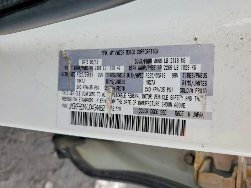 Aukcja sprzedaży 2018 Mazda Cx-5, vin: JM3KFBDMXJ0434452, numer aukcji: 58275316