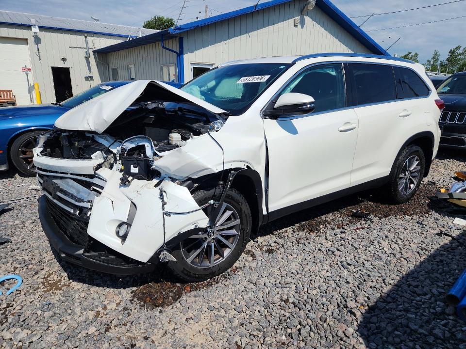 58120996 :رقم المزاد ، 5TDJZRFH2KS939078 vin ، 2019 Toyota Highlander مزاد بيع