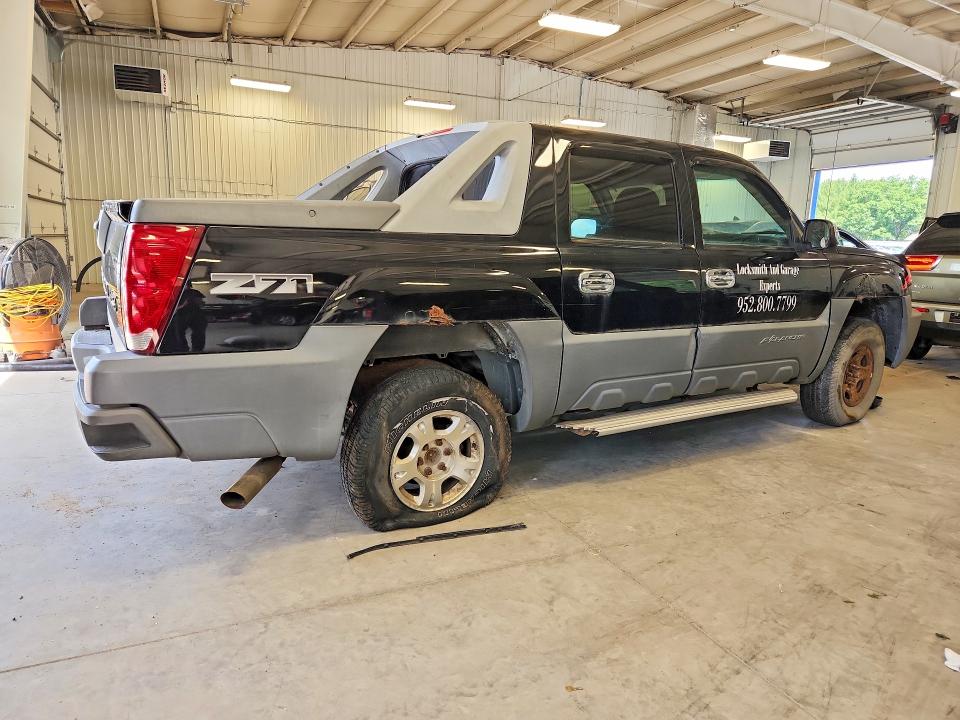 2002 Chevrolet Avalanche მანქანა იყიდება აუქციონზე, vin: 3GNEK13T12G333132, აუქციონის ნომერი: 57020446