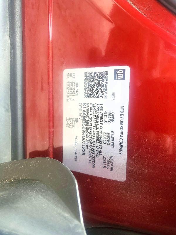 Продажа на аукционе авто 2024 Buick Encore Gx, vin: KL4AMBS29RB071826, номер лота: 56485056