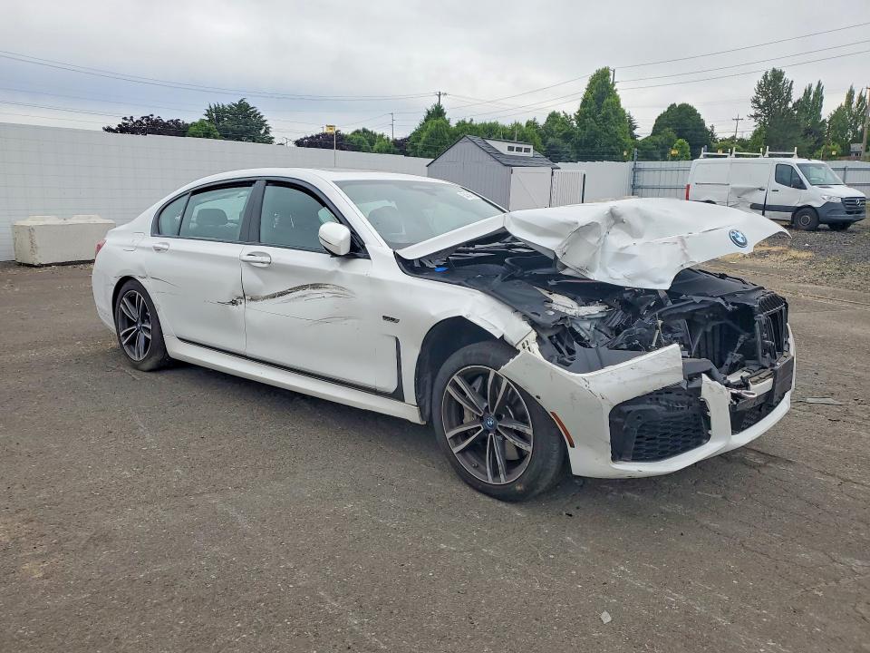2022 Bmw 745xe მანქანა იყიდება აუქციონზე, vin: WBA7W4C08NCJ44060, აუქციონის ნომერი: 58454826