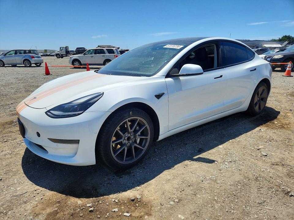 Продаж на аукціоні авто 2021 Tesla Model 3, vin: 5YJ3E1EA5MF976286, номер лоту: 57075236