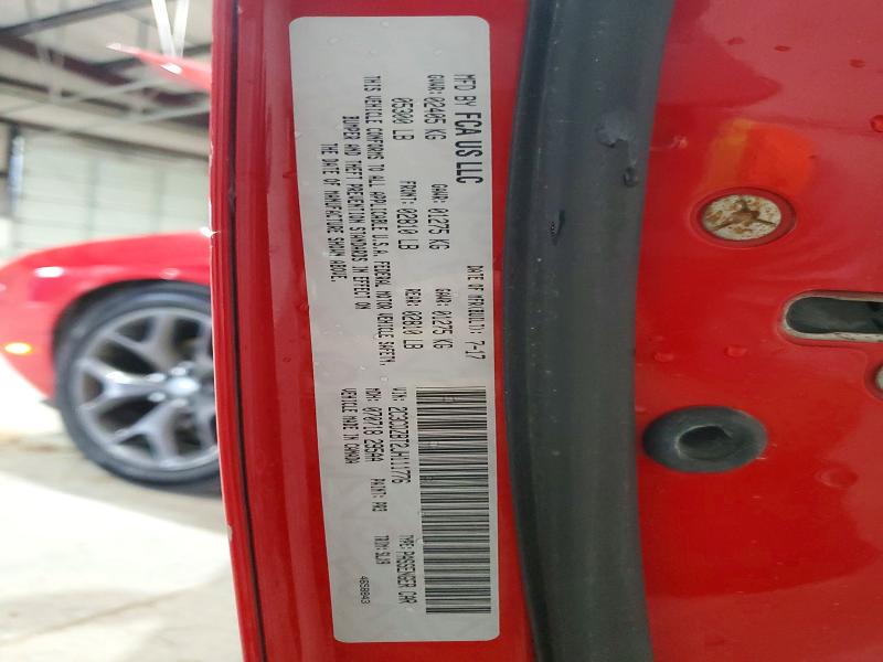 2018 Dodge Challenger მანქანა იყიდება აუქციონზე, vin: 2C3CDZBT2JH111776, აუქციონის ნომერი: 56787606