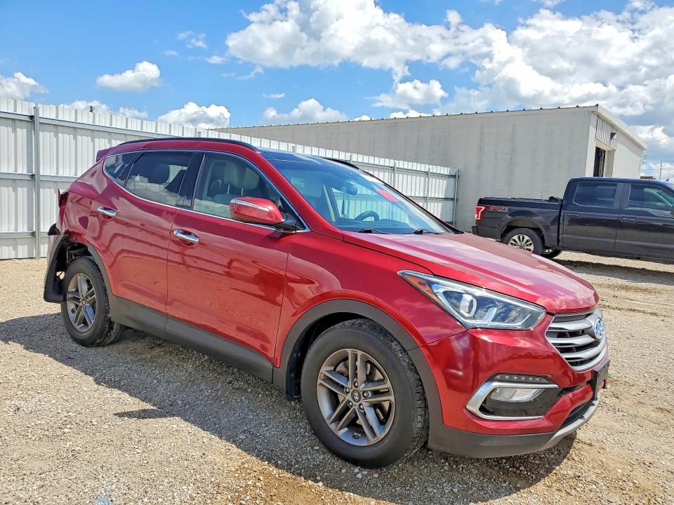 58031036 :رقم المزاد ، 5XYZUDLB9JG537980 vin ، 2018 Hyundai Santa Fe Sport مزاد بيع