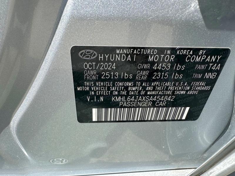Продаж на аукціоні авто 2025 Hyundai Sonata, vin: KMHL64JAXSA454842, номер лоту: 54454316