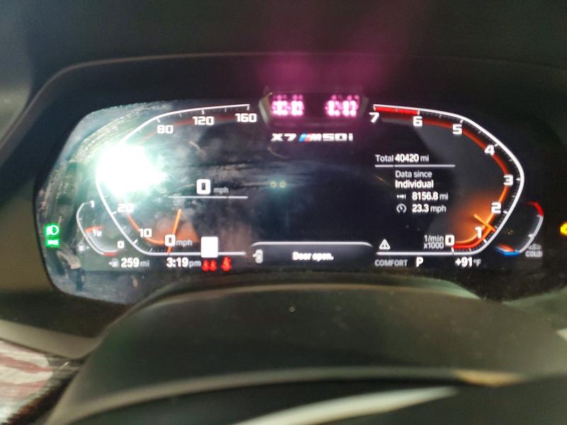 58941896 :رقم المزاد ، 5UXCX6C01N9L67322 vin ، 2022 Bmw X7 مزاد بيع