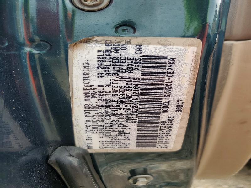 Aukcja sprzedaży 1998 Toyota Camry, vin: 4T1BG22K9WU210415, numer aukcji: 55681216