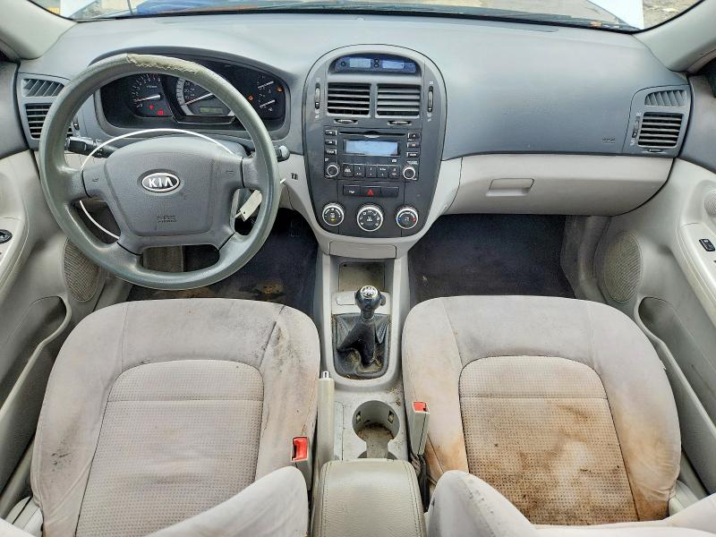 2007 Kia Spectra მანქანა იყიდება აუქციონზე, vin: KNAFE121075386288, აუქციონის ნომერი: 57527726