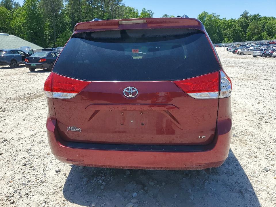 55851176 :رقم المزاد ، 5TDKK3DC6ES464861 vin ، 2014 Toyota Sienna مزاد بيع