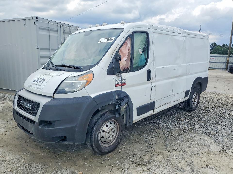 55775596 :رقم المزاد ، 3C6TRVAG7KE508348 vin ، 2019 Ram Promaster 1500 مزاد بيع