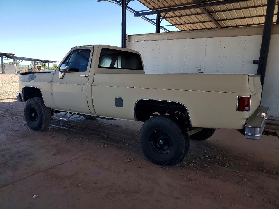 1985 Chevrolet K10 მანქანა იყიდება აუქციონზე, vin: 1GCEK14N4FS159614, აუქციონის ნომერი: 59602106