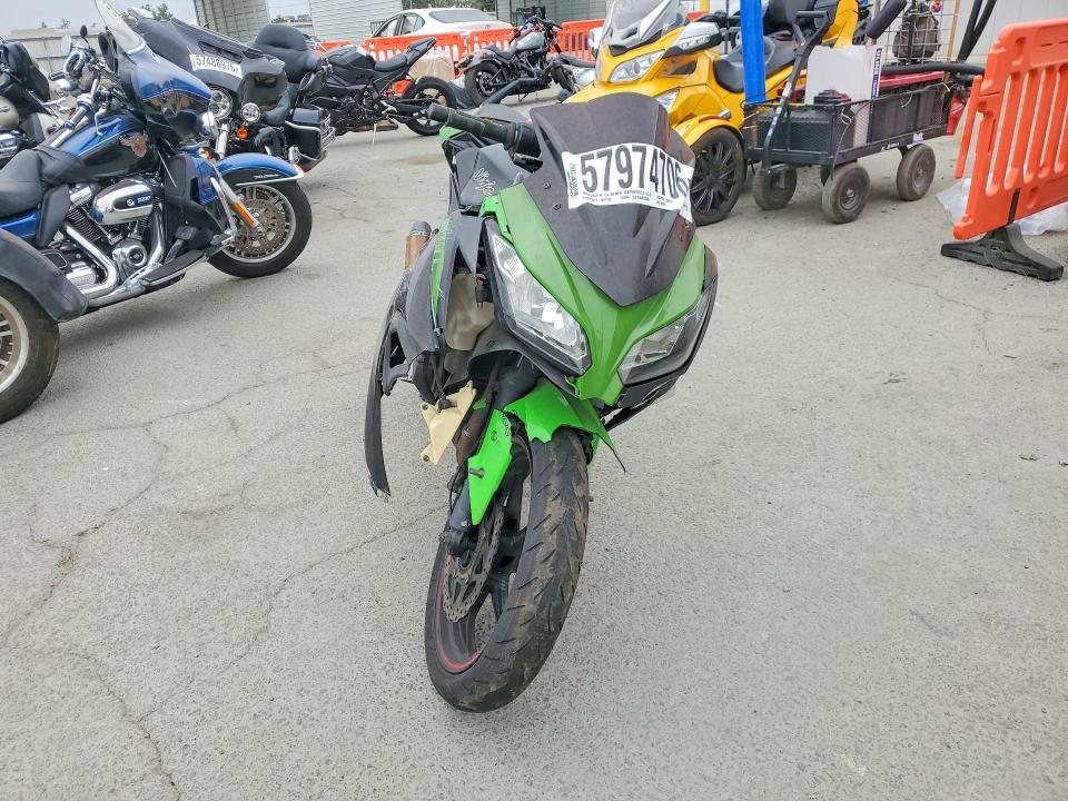 57974706 :رقم المزاد ، JKAEX8B19EDA07578 vin ، 2014 Kawasaki Ex300 مزاد بيع