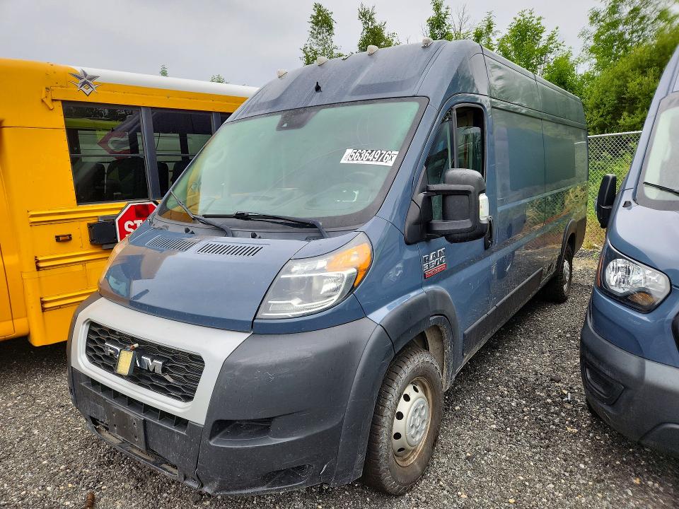 2021 Ram Promaster 3500 მანქანა იყიდება აუქციონზე, vin: 3C6MRVJG9ME536126, აუქციონის ნომერი: 56364976