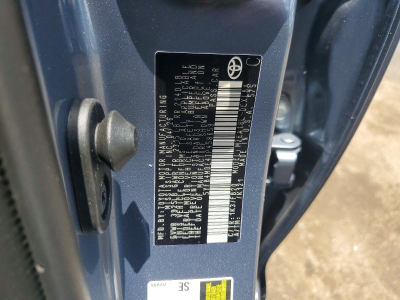 57497546 :رقم المزاد ، 5YFB4MDE4TP458659 vin ، 2026 Toyota Corolla مزاد بيع