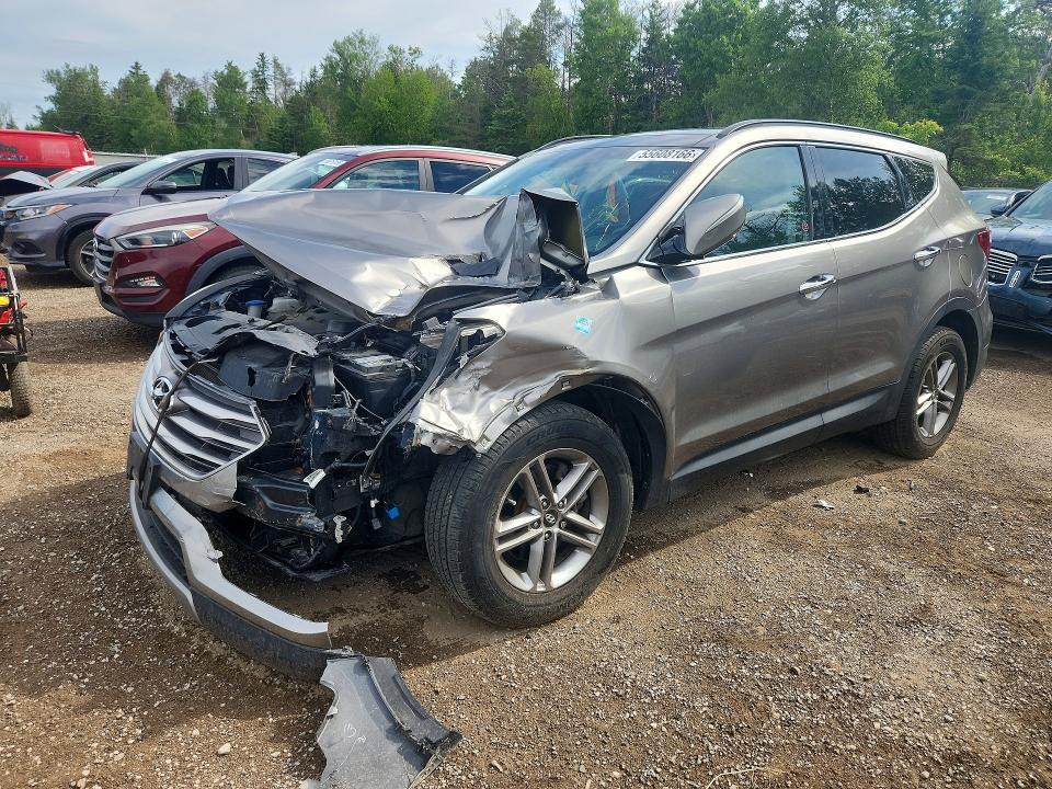 2017 Hyundai Santa Fe მანქანა იყიდება აუქციონზე, vin: 5NMZUDLB3HH042819, აუქციონის ნომერი: 55608166