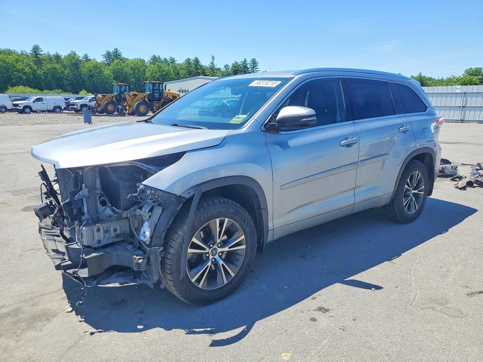 2016 Toyota Highlander მანქანა იყიდება აუქციონზე, vin: 5TDJKRFH8GS290186, აუქციონის ნომერი: 56319216