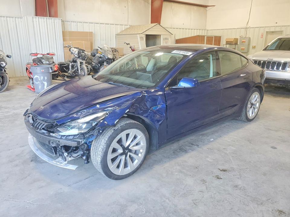 Auction sale of the 2022 Tesla Model 3, vin: 5YJ3E1EB0NF111851, lot number: 55961606