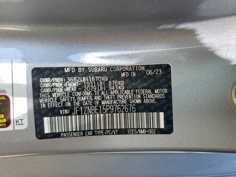 Продажа на аукционе авто 2023 Toyota Gr 86, vin: JF1ZNBE15P9762676, номер лота: 54923766